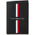 Tommy Hilfiger Mens Black Striped Leather Pop Up Card Holder Wallet