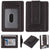 Alpine Swiss Mens Brown Harper RFID Slim Money Clip Wallet