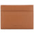Perry Ellis Portfolio Mens Brown Pebbled Leather Card Case
