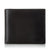 TUMI Mens Black Delta Global Center Flip ID RFID Leather Bifold Wallet