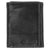 Steve Madden Mens Black Antique RFID Trifold Wallet