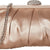 Nina Womens Champagne Concord Pleated Frame Clutch