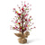 Glitzhome Valentines Multi Berry Heart Table Tree