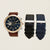 American Exchange Mens Multi 9025S-42-K17 Chronograph Quartz Watch Set