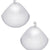 On 34th Womens Silver Puffy Huggie Hoop Earrings