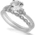 Giani Bernini Womens White Cubic Zirconia Wedding Set