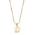 Jewelry Company Womens Gold Minimalist Initial D Pendant Necklace