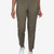 Alfred Dunner Women's Olive Mid-Rise Pull on Straight Leg Denim Pants