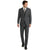 Michael Kors Men's Grey Sharkskin Classic Trousers