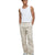 Mode Of One Men's Beige Regular-Fit Stretch Parachute Casual Pants