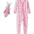 Max Olivia Baby Girl's Pink Snug Fit 2-Piece Overall