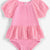First Impressions Baby Girl's Bubble Pin Eyelet-Detail Bodysuit