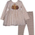 Bonnie Baby Girl's Natural Sequin Pumpkin Harvest Tutu Dress Set