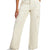 Ultra Flirt Women's Whitecap Gray Wide-Leg Comfort Fit Cargo Utility Pants