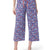 HUE Women's Skipper Blue Ditsy Dance Whimsical Print Pajama Bottom