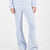 Grayson Threads The Label Women's Light Blue Waffle Knit Foldover Waist Pants
