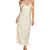 Lucy Paris Women's Light Yellow Sienna Ruffle Maxi Dress