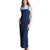 Kenneth Cole Sportswear Womens' Blue Slip Maxi Dress