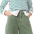 Frank And Oak Women's Green Courtney Relaxed Denim Shorts