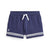 Polo Ralph Lauren Girl's Navy White Striped Stretch Mesh Shorts