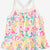 First Impressions Baby Girl's Angel White Tropical-Print Peplum Tank Top
