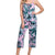 Linea Donatella Women's Pink Floral Rhadna Cropped Pant Pajama Set