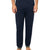 Lacoste Men's Navy Blue Yellow Cotton Blend Fleece Loungewear Pajama Bottom