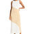 Donna Morgan Women's Beige/White Diagonal Design Sheath Dress