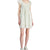 Self Esteem Women's Yellow Smocked-Bodice Flutter-Sleeve Mini Dress