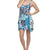 Linea Donatella Womens Mixed-Print Chemise