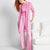 State Of Day Women's Pink Knit Layering Sleep Robe