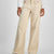 Tinseltown Womens Oatmilk High Rise Patch-Pocket Wide-Leg Jeans
