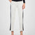 Anne Klein Women's Black/White Contrast-Stripe Slim-Leg Trousers