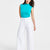Bar Iii Women's White Seamed Wide-Leg Ponte Trousers