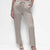 DKNY Women's Light Taupe Tuxedo-Stripe Straight-Leg Woven Pants