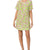 Sanctuary Womens Lime Floral Knit Jersey Sleep Shirt