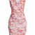 BCBG New York Women's Multicolor Floral Surplice Neck Bodycon Mini Dress