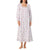Eileen West Women's White Ditsy Cotton Flannel Ballet-Length Sleep Dress