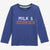 Epic Threads Boy's Blue Milk and Cookies Long-Sleeve Blouse