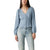 Levis Women's Blue Queen B Floral Arona Dolores V-Neck Blouse