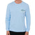 Lacoste Men's Light Blue Croc Thermal Waffle Blouse