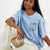 Grayson Threads The Label Juniors Blue Smiley World Graphic Boyfriend T-Shirt