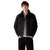 Levis Men's Washed Black Built Too Fast Sherpa Trucker Jacket