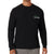Lacoste Men's Black Thermal Waffle-Knit Blouse
