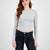 Planet Heart Women's Light Gray Seamless Boat-Neck T-Shirt