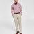 Tayion Collection Men's White & Red Plaid Slim-Fit Button-Down Shirt