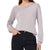 Vince Camuto Womens Silver One Side Shoulder Cutout Blouse