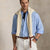 Polo Ralph Lauren Men's Office Blue Linen Shirt