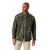 BASS OUTDOOR Men's Beluga Sycamore Camo Stretch Worker Snap Overshirt