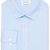 Calvin Klein Men's Light Blue Slim Fit Refined Cotton Stretch Dress Shirt